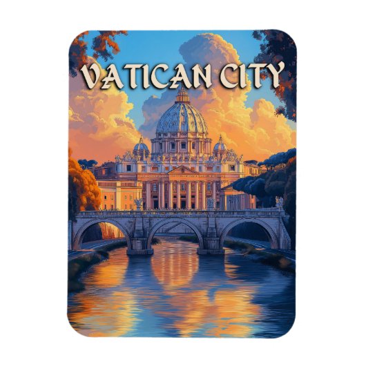 Vaticaanstad Reizen Magneet (Verticaal)