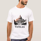 Vaticaanstad Reizen T-shirt (Voorkant)