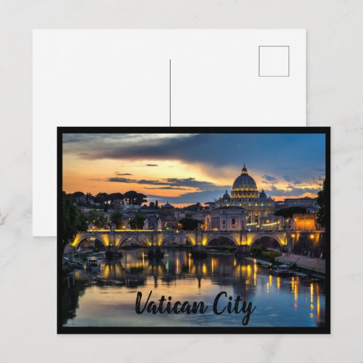 Vaticaanstad, Rome, Italië Briefkaart (Voorkant / Achterkant)
