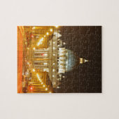 Vaticaanstad Rome, Italië 's nachts Legpuzzel (Horizontaal)