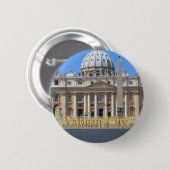 Vaticaanstad Ronde Button 5,7 Cm (Voorkant /achterkant)
