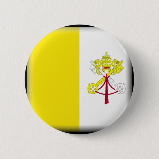 Vaticaanstad Ronde Button 5,7 Cm (Voorkant)