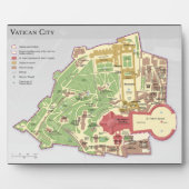 Vaticaanstad - Schema van opmaak Fotoplaat (Voorkant)