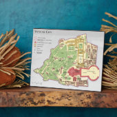 Vaticaanstad - Schema van opmaak Fotoplaat (Zijkant)