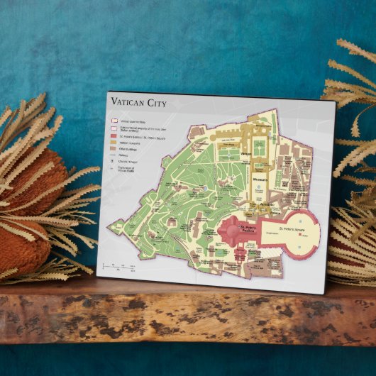 Vaticaanstad - Schema van opmaak Fotoplaat (Zijkant)