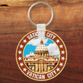Vaticaanstad Sleutelhanger (Achterkant)