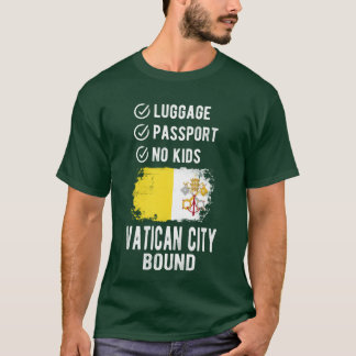 Vaticaanstad Souvenir Vakantie vrienden T-shirt