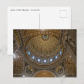 Vaticaanstad St.Peter's Basiliek briefkaart (Voorkant / Achterkant)