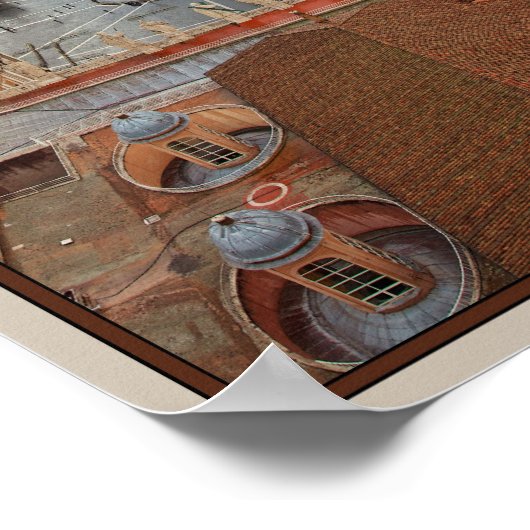 Vaticaanstad - St Peters Square Uitzicht Poster (Hoek)