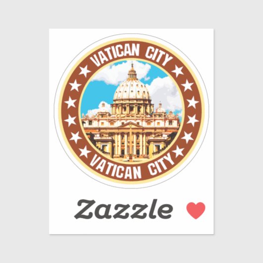 Vaticaanstad Sticker (Vel)