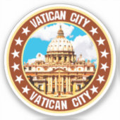 Vaticaanstad Sticker (Voorkant)