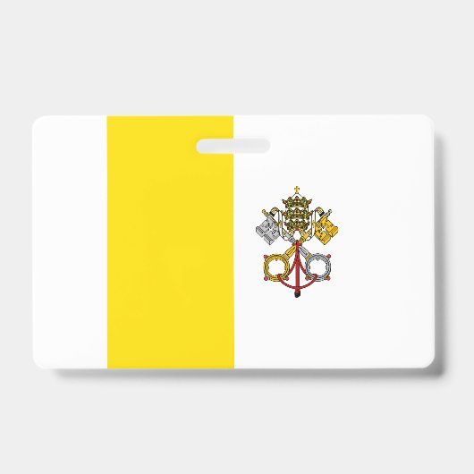 Vaticaanstad Vlag Badge (Voorzijde)