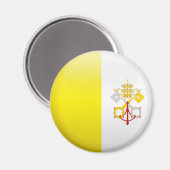 Vaticaanstad Vlag Magneet (Voorkant / Achterkant)
