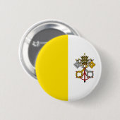 Vaticaanstad Vlag Ronde Button 5,7 Cm (Voorkant /achterkant)