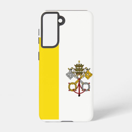 Vaticaanstad Vlag Samsung Galaxy Hoesje (Achterkant)