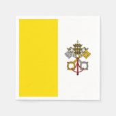 Vaticaanstad Vlag Servet (Voorkant)