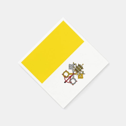 Vaticaanstad Vlag Servet (Hoek)