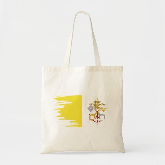 Vaticaanstad - Vlaggenpenseel Tote Bag (Voorkant)