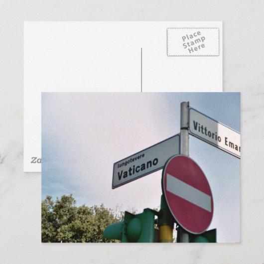 Vaticaanstraat Briefkaart (Voorkant / Achterkant)