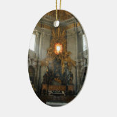Vaticaanuitzichten Keramisch Ornament (Links)