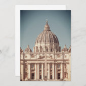 Vatican basilica destination wedding Rome Italy Kaart (Voorkant / Achterkant)