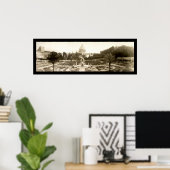 Vatican Garden Rome Foto 1909 Poster (Thuiskantoor)