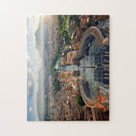 Vatican Plaza San Pietro Italië Jigzaag Puzzle Legpuzzel (Verticaal)
