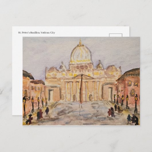 Vatican Postcard Briefkaart (Voorkant / Achterkant)