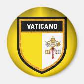Vaticano Flag Magneet (Voorkant)