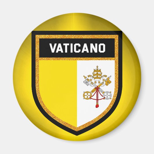 Vaticano Flag Magneet (Voorkant)