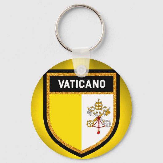Vaticano Flag Sleutelhanger (Voorkant)