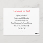Vativiteit van de Christelijke Praykaart Briefkaart (Achterkant)