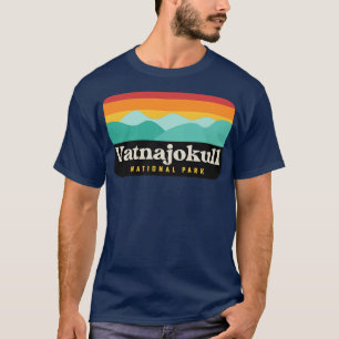Vatnajokull Nationaal Park IJsland Camping Gletsje T-shirt