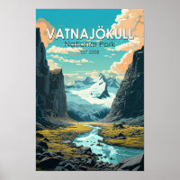 Vatnajokull Nationaal Park IJsland Reis Vintage