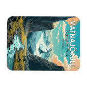 Vatnajokull Nationaal Park IJsland Reizen Magneet (Horizontaal)