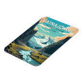 Vatnajokull Nationaal Park IJsland Reizen Magneet (Linkerzijde)