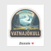 Vatnajokull Nationaal Park IJsland Reizen  Sticker (Vel)