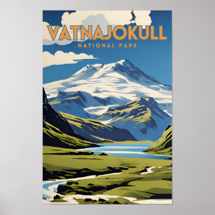 Vatnajokull National Park  Poster