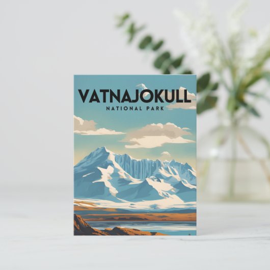 Vatnajokull National Park Reizen Briefkaart (Staand voorkant)