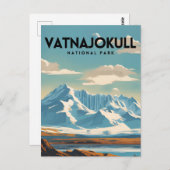Vatnajokull National Park Reizen Briefkaart (Voorkant / Achterkant)