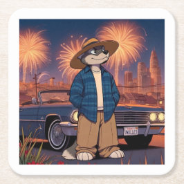 Vato Lobo 4 juli Kartonnen Onderzetters