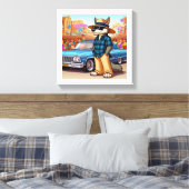 Vato Lobo "New Year" Canvas Afdruk (Insitu (Slaapkamer))