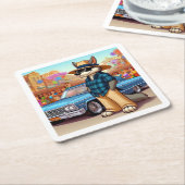 Vato Lobo "New Year" Kartonnen Onderzetters (Schuin)