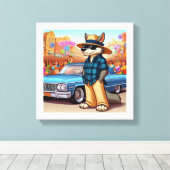 Vato Lobo "Nieuw Jaar" Canvas Afdruk (Insitu (Houten vloer))