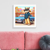 Vato Lobo "Nieuw Jaar" Canvas Afdruk (Insitu (Woonkamer))