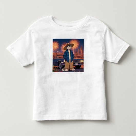 Vato Lobo Op 4 juli Kinder Shirts (Voorkant)