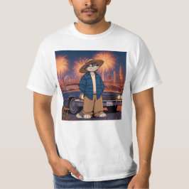 Vato Lobo Op 4 juli T-shirt
