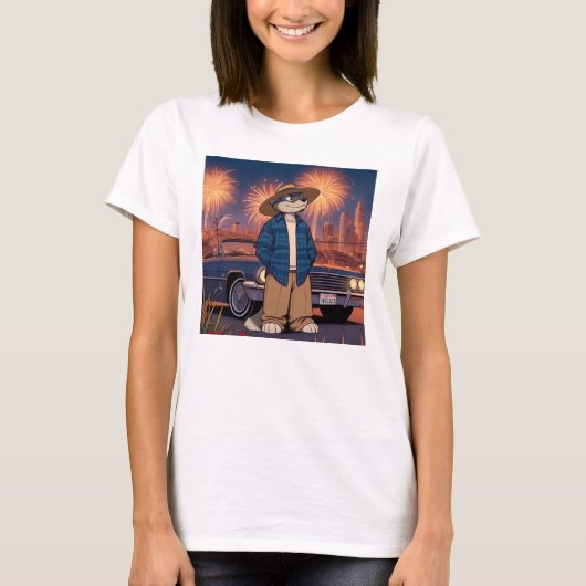 Vato Lobo Op 4 juli T-shirt (Voorkant)