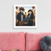Vato Lobo "Valentijnen" Canvas Afdruk (Insitu (Woonkamer))