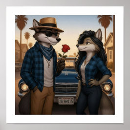 Vato Lobo "Valentijnen" Poster
